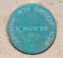 Aerial Photo Of The Landmark Of Britain’s Most Easterly Point, Lowestoft