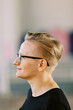 © Alexey Kuzma/Stocksy - Happy  Androgyne Woman