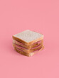 © Laura San Segundo/Stocksy - Colorful surrealist still life with a sandwich