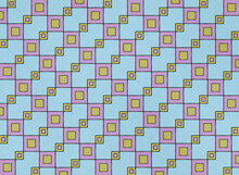 Diagonal Squares Pattern