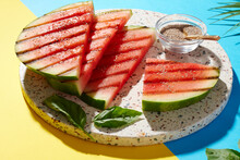 Grilled Watermelon Slices 