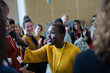 © KOTO - Female speaker talking to audience