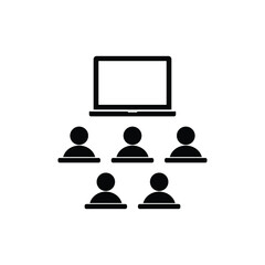Poster - online learning icon vector studyinggraduation  sign