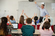 © KOTO - Male teacher leading lesson at whiteboard in classroom