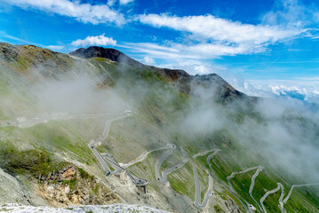 Canvas Print - Strada per lo Stelvio 5