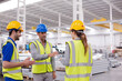 © KOTO - Supervisor and workers talking in steel factory