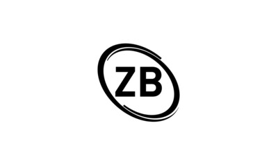 Wall Mural - ZB Circle logo