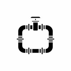 Wall Mural - Gas Pipes icon in vector. Logotype