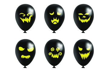 Sticker - balloon of halloween for party decoration 