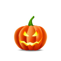 Sticker - halloween pumpkin craving of jack o lantern 