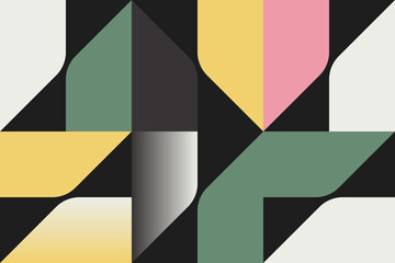 Poster - colorful geometric vector pattern design