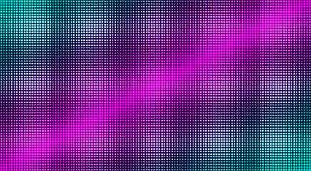 Wall Mural - led screen. television texture. lcd monitor. pixel background. digital display. purple pink blue tv 