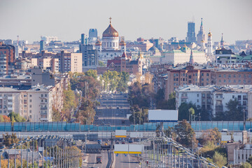 Wall Mural - Morning view of the historical city center. Moscow.