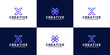 © Royin - set of logo design initial letter X designs for business and technology companies