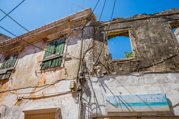 Poster - Dans le village de Gaios à Paxos île Ionienne