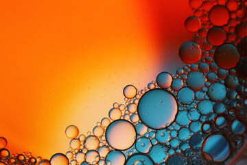 Wall Mural - macro shot of water abstract