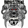 ost-apocalypse sign with skull and gas mask, grunge vintage design t shirts