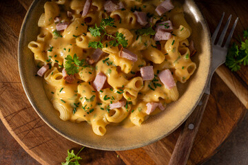 Poster - Delicous pasta with cheese sauce