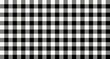 Black white plaid vector texture
