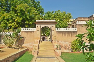 Wall Mural - old artistic mansion ( haweli ) of mandawa city ,rajasthan,india