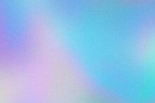 Abstract Pastel Holographic Blurred Grainy Gradient Background Texture. Colorful Digital Grain Soft Noise Effect Pattern. Lo-fi Multicolor Vintage Retro Design.