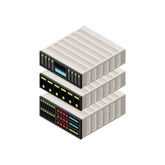 Sticker - Datacenter Isometric Icon