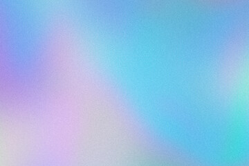 abstract pastel holographic blurred grainy gradient background texture. colorful digital grain soft 