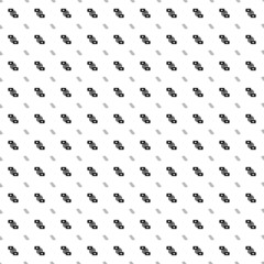 Poster - Square seamless background pattern from geometric shapes are different sizes and opacity. The pattern is evenly filled with big black videoconference symbols. Vector illustration on white background