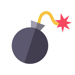 Wall Mural - Isolated video game bomb icon Vector illustration