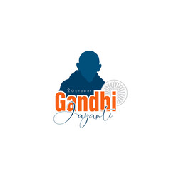 2nd October- gandhi jayanti vector  illustration.