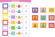 © Ирина Меркулова - Logical game for children. Fold the elements and choose the answer from the options