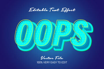 Sticker - 3d cyan pop text effect