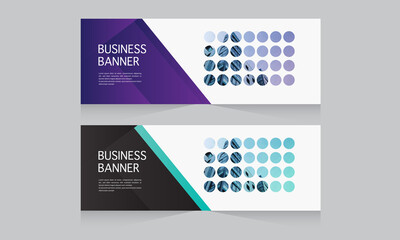Wall Mural - professional corporate business banner design