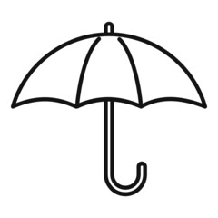 Poster - umbrella trust icon outline vector. love agreement
