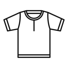 Wall Mural - Referee clothes icon outline vector. Penalty card