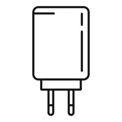 Poster - charger energy icon outline vector. phone charge