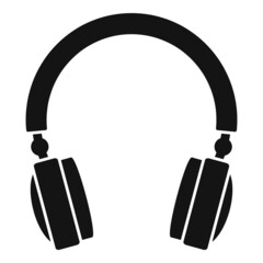 Wall Mural - Gaming headset icon simple vector. Gamer headphone