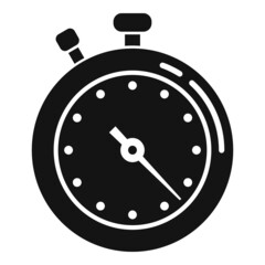 Poster - Stop watch icon simple vector. Timer clock