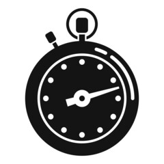 Poster - Stopwatch meter icon simple vector. Clock watch