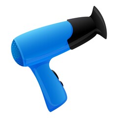 Canvas Print - Hair dryer icon cartoon vector. Blow hairdryer