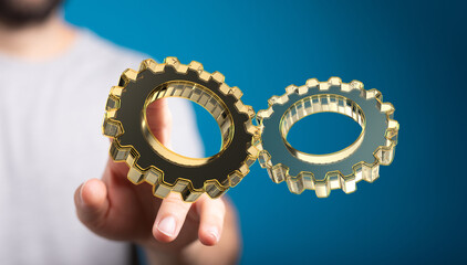 Aufkleber - Engineering And Design Image gears