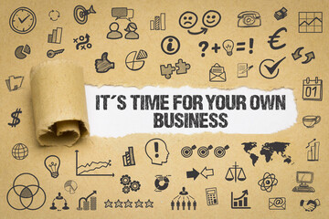 Canvas Print - It´s time for your own business 