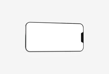 white mobile smartphone device digital isolated 3d