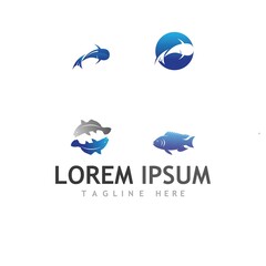  Fish logo template