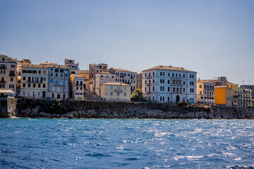 Poster - La vieille ville de Corfou vu depuis la mer