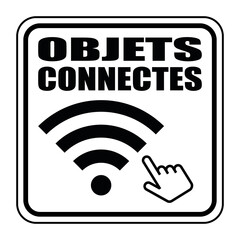 Poster - Logo objets connectés.