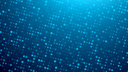 Poster - Abstract dot blue green pattern gradient texture technology background.