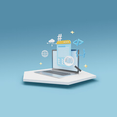 3D rendering Web post-development software Website programming and coding