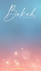 Wall Mural - Soft bokeh. Elegant vector light effect. Fluid color and blur trendy screen design.