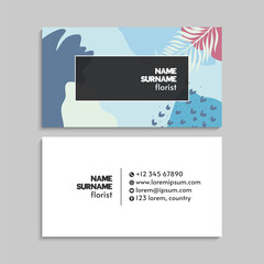 Wall Mural - Business Card Set. Vector illustration. EPS10